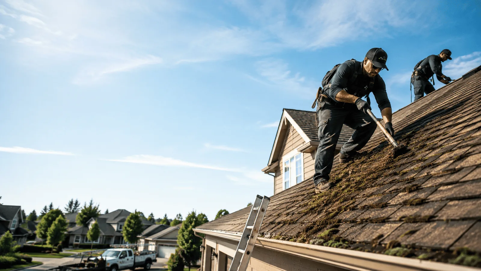 Roof Moss Removal in Sayreville, NJ near me